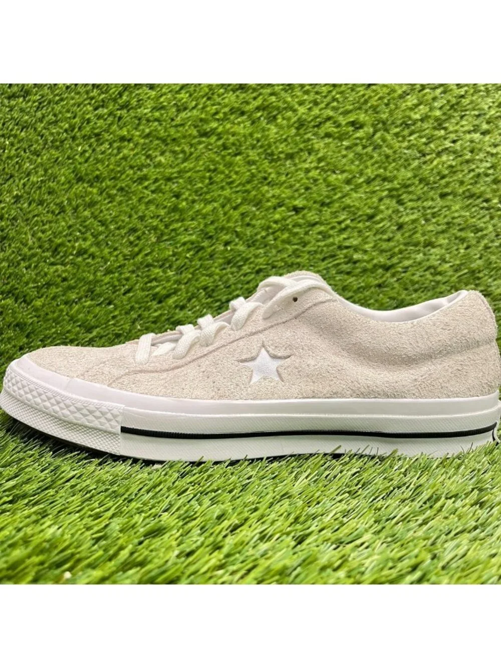 Converse One Star Low Vintage Womens Size 9 Mens 7 Cream Athletic Shoes Sneakers